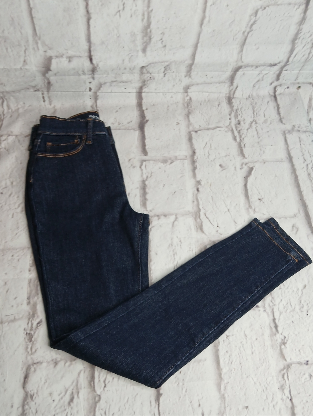 Old Navy Navy Blue Denim Jeans with Contrast Stitching - Picture 5 of 5